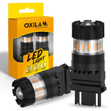 Oxilam 3157 3156 3057 Amber Yellow Led Turn Signal Parking Light Bulb Error Free