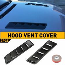 2pcs Car Hood Bonnet Vent Air Flow Intake Scoop Side Fender Decor Universal