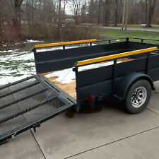 2 Sided Tailgate Utility Trailer Gate Ramp Lift Assist System 350 Pounds