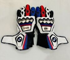 Bmw Motorcycle Leather Racing Gloves Motorbike Riding Gloves All Sizes