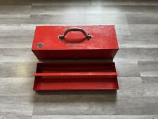 Vintage Snap On Tools 18.5 Usa Red Metal Box With Tray Kra-250b