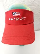 Vintage Visorcap New York City Embroidered American Flag