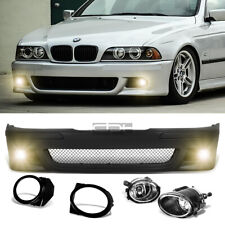 Fit 96-03 Bmw E39 5series M5 Style Replacement Front Bumper Body Kitfog Light