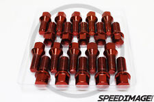 Z Racing Red Lug Bolts 12x1.5mm 28mm Length Cone Seat For Bmw 3 Series
