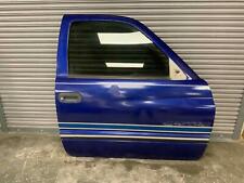 1994-2002 Dodge Ram 2500 Pass Rh Right Blue Power Door Shell Black Mirror 6x9