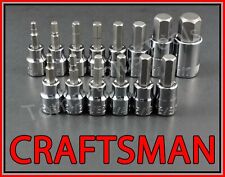 Craftsman 14pc 38 12 Sae Metric Hex Allen Key Bit Ratchet Wrench Socket Set