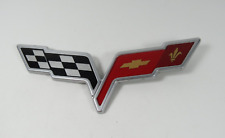 05-13 Chevy Corvette Front Bumper Emblem Badge Hood Logo Symbol Sign Genuine Oem