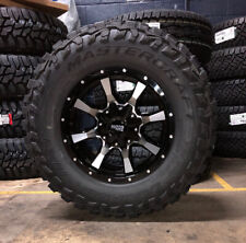 17x9 Moto Metal Black Mo970 33 Mxt Wheel Tire Package 5x5.5 Dodge Ram 1500