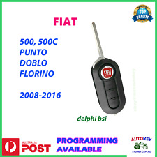 Fiat Key Remote For 500 Punto Doblo Florino Abarth 2009-2019