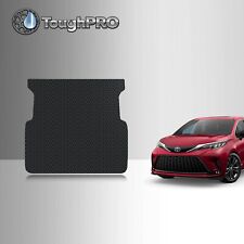 Toughpro Cargo Mat Black For Toyota Sienna 3rd Row Fold Down 2021-2024