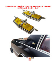 Chevrolet Caprce Classc Brougham Emblem Set Brand New 9.0cm - 3.5 Fast Shp