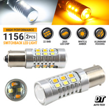 High Power 1156 Dual Color White Amber Switchback Led Turn Signal Light Bulbs