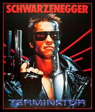 4.5 Schwarzenegger Terminator Vinyl Sticker. Classic 80s Sci-fi Movie Decal.