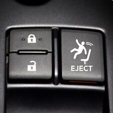 Eject Blank Button Decal For Cars And Trucks Funny Car Stickers 2 Pack