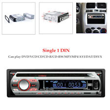 12v Single 1 Din Car Stereo Fm Radio Bluetooth Dvd Vcd Cd Mp3 Usb Aux Fm In-dash