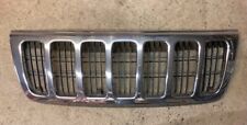 99 00 01 02 03 04 Jeep Grand Cherokee Wj Chrome Upper Grille Grill With Insert