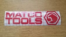 Matco Tools Decal Pick Size And Color Race Car Tool Box Mechanic Hot Rod Sticker