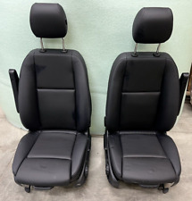 2019-2024 Mercedes-benz Sprinter Black Leather Front Bucket Seats Oem