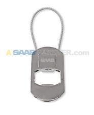 Saab Bottle Opener Key Chain - Laser Engraved Saab Logo - Rare