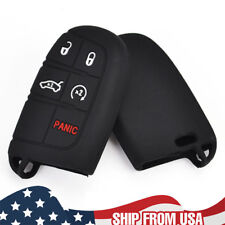 Silicon Remote Key Fob Cover Case Key Protector For Jeep Cherokee Dodge Chrysler