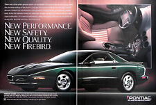 1994 Pontiac Firebird Genuine Vintage Ad Free Shipping