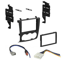 Double Din Car Dash Kit Combo Compatible With Nissan Altima 2007-2011