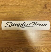 Dark Grey Jdm Simply Clean Stickers Decal 8.5 In