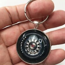 Vintage 60s Ford Gt Mustang Wheel Goodyear Polyglas Tire Reproduction Keychain