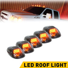 5 For Silverado 1500 2500 3500 Amber Led Roof Top Running Cab Marker Lights