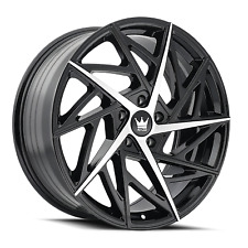 17x8 Mazzi 377 Freestyle Gloss Black And Machined Wheel 5x120 35mm