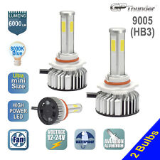 8000k 4-sides 120w Led Headlight 9005 Hb3 High Beam Fog Light Bulbs Blue White