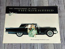 1959 Ford Thunderbird T-bird Original Brochure 59