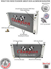 Champion 3 Row Aluminum Radiator For 1995 1996 1997 1998 1999 2000 Chevy Tahoe