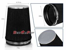 Black 6 152mm Inlet Truck Air Intake Cone Replacement Quality Dry Air Filter