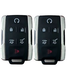 2 For 2015 - 2020 Chevrolet Suburban Tahoe Keyless Remote Start Key Fob 6 Button