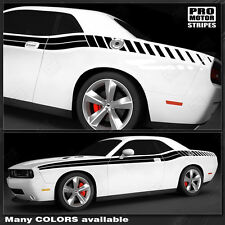 Double Strobe Stripes For Dodge Challenger 2008-2023 Side Decals Choose Color
