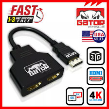 4k Hdmi 2.0 Cable Splitter Switch Adapter Converter 1 In 2 Out Uhd Hdtv Switcher