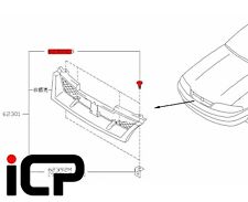 Front Grille Clip Set Fits Nissan Skyline R33 Gtr 95-98 V Spec N1