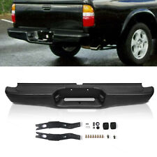 Rear Step Bumper Assembly Black Steel For 1995-2004 Toyota Tacoma Truck