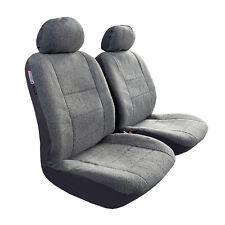 For Honda Element Car Front Seat Covers Gray Warm Faux Sheepskin 2pcs