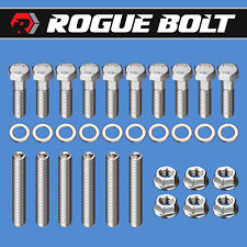 Bbf Intake Manifold Stud Hex Bolts Kit Stainless Steel Big Block Ford 429 460