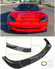 Eos Zr1 Extended Style Black Front Lower Lip Splitter For Corvette C6 Base 05-13