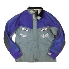 Msr Racing Gore-tex Jacket Purple Grey Size Large Distressed