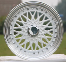 18 Wheels 18x8 18x9 35 5x1125x114.3 White Staggered Rs Style Rims Set 4