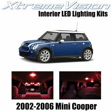 Xtremevision Interior Led For Mini Cooper 2002-2006 7 Pcs Red