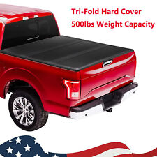 Hard Solid Tri-fold Truck Bed Tonneau Cover For 09-2023 Dodge Ram 1500 5.6ft Bed