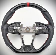 Sports Hydro Dip Carbon Steering Wheel For 2016-2020 Honda Civic Gen 10th Type-r