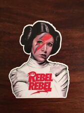 Princess Leia David Bowie Sticker Star Wars Sticker Ziggy Stardust Sticker