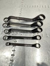 Snap On 5-piece 60 Deep Offset 12-point Metric Double Box End Wrench Set Black