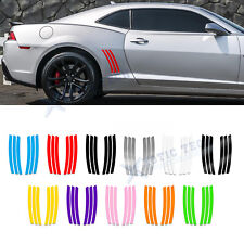 For Chevy Camaro 2010-2015 6pc Side Vent Stripe Panel Insert Stickers Decals